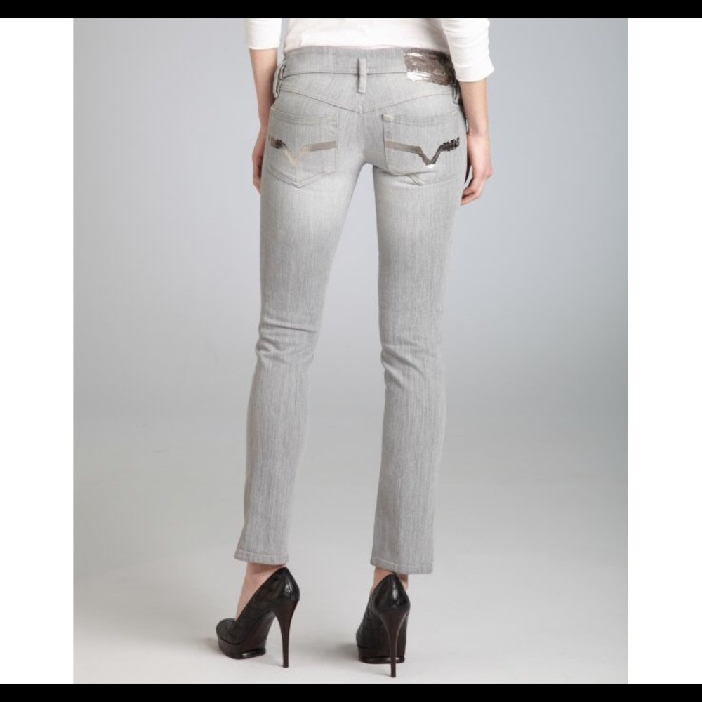 LAST CHANCE DIESEL Silver Foil Grey Wash Denim